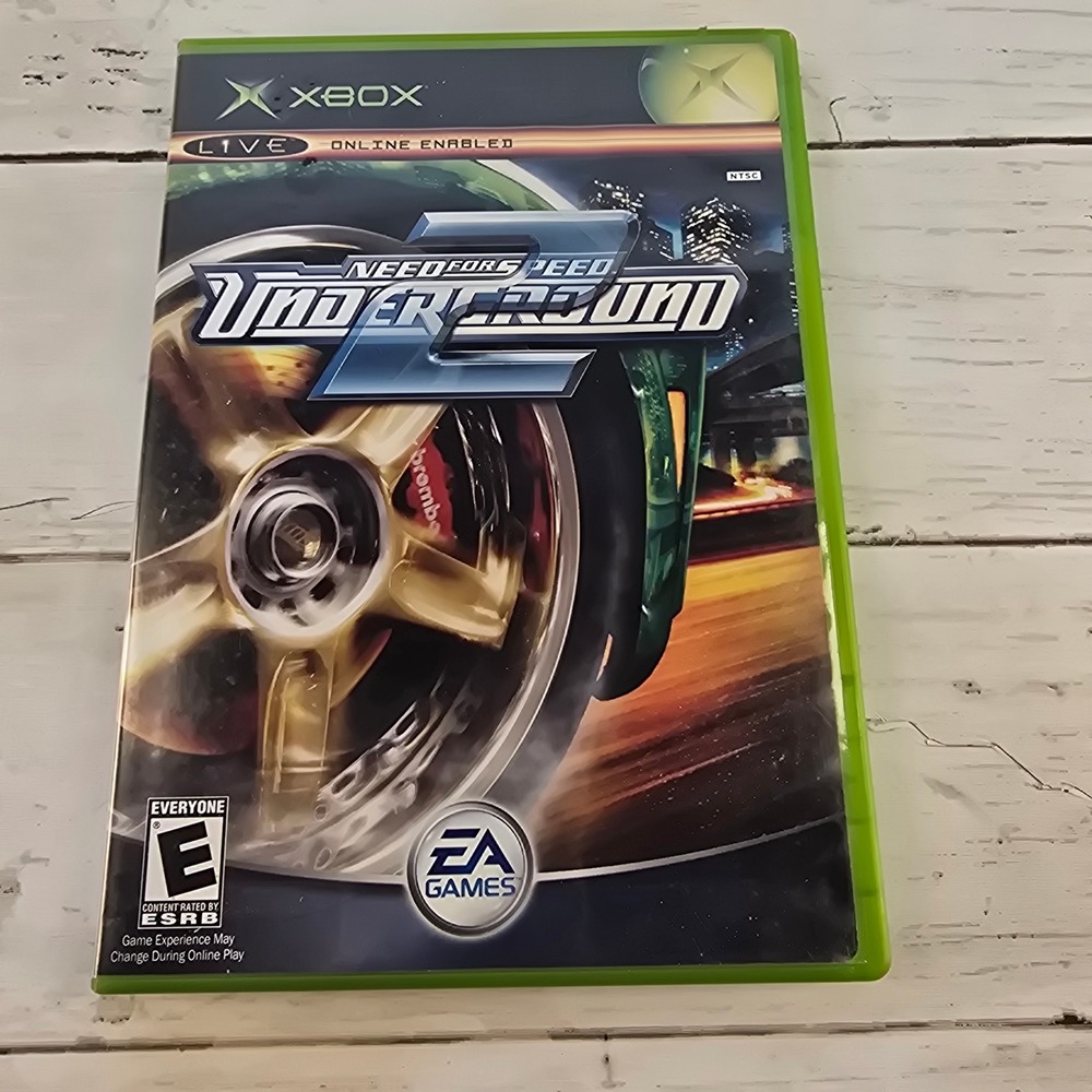 Need for Speed Underground 2 Microsoft Xbox Original 2004 CIB Racing Game